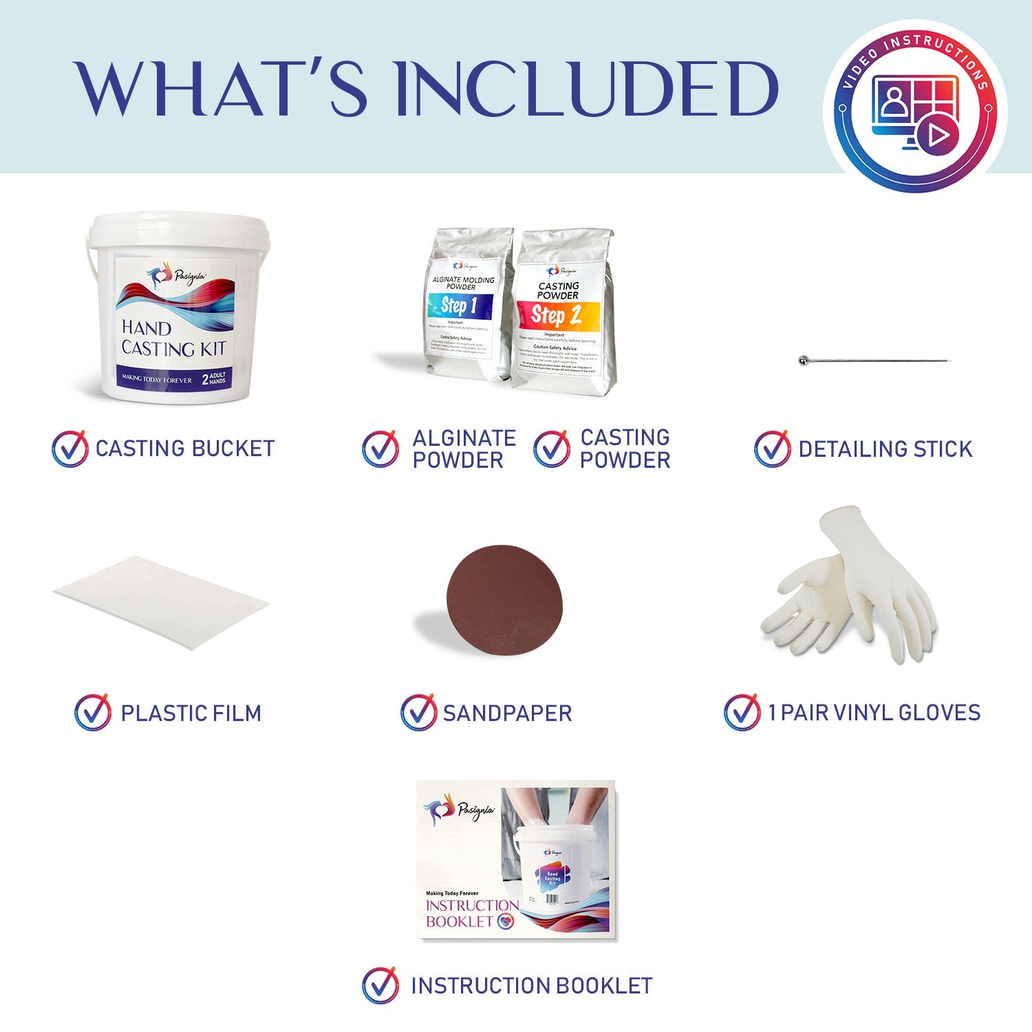 TecTrove™ HandCast Kit – 2 Adult Hands