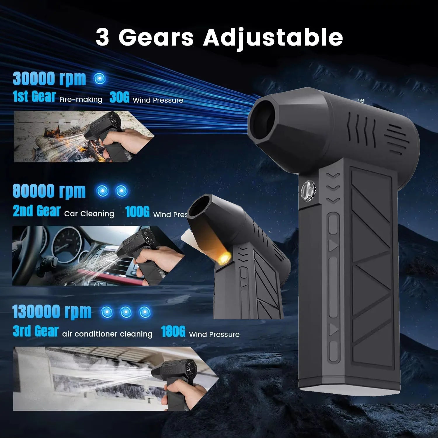 TurboJet™ | LED Turbo Snow Blower